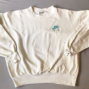 White/cream colored Vintage Nike sweatshirt